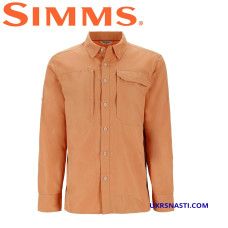 Рубашка Simms Guide Shirt Orange Maple размер S